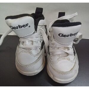 Gerber and Athletic Works Infant Boys Sneakers Bundle White Navy Size 2 70037